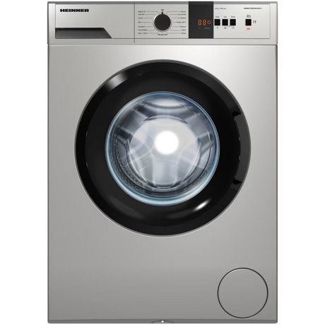 Masina de spalat Heinner HWM-VT0610CHSD++, Capacitate 6 kg, 1000 RPM, Clasa energetica D, 15 Programe, Display Digital, Argintiu